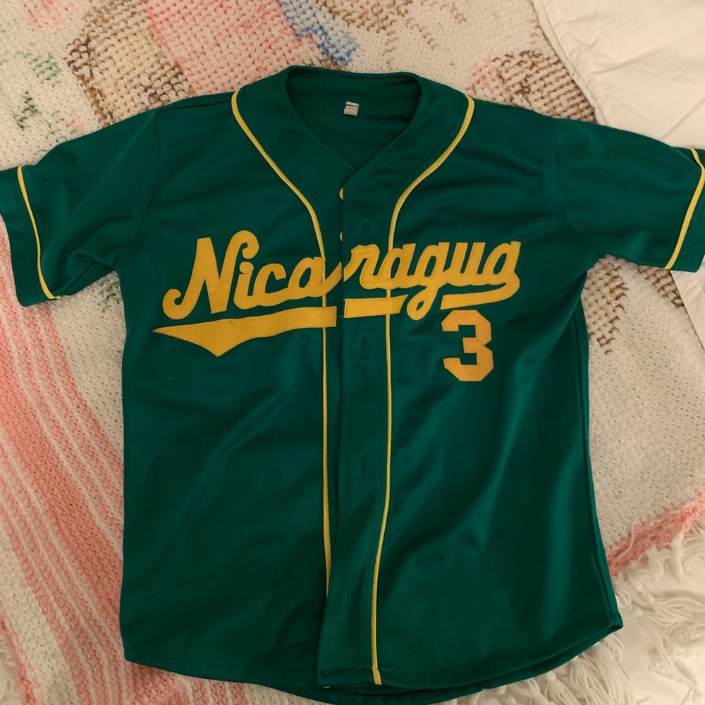 🍏🥒🚥 DOPE AUTHENTIC NICARAGUA BASEBALL JERSEY
